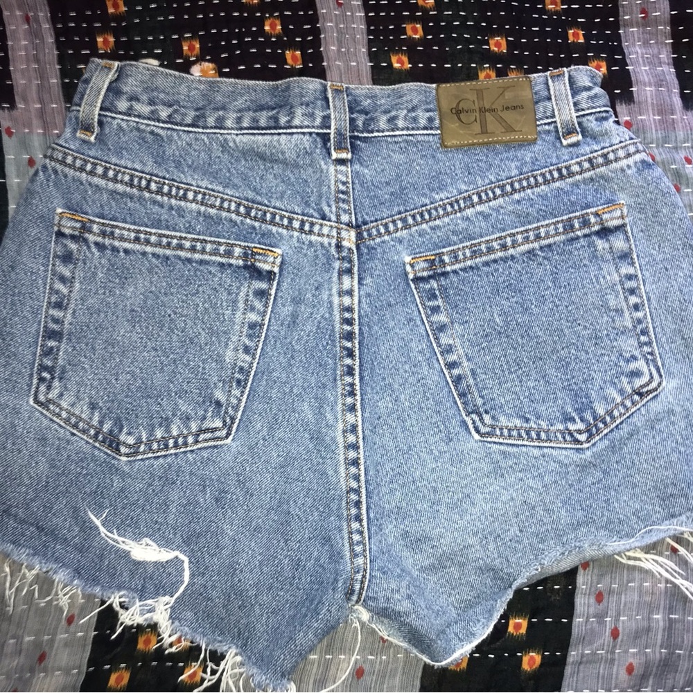 Calvin Klein Cut Off Shorts size 6
